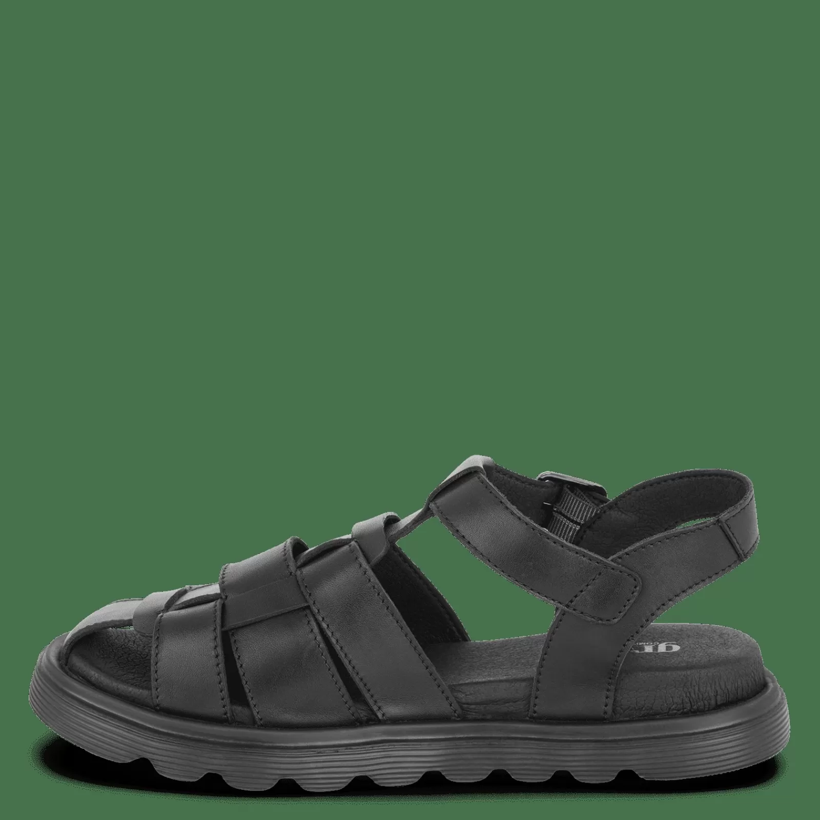 Sandaler Med Flad Sål>Green Comfort Allow Alma - Sort