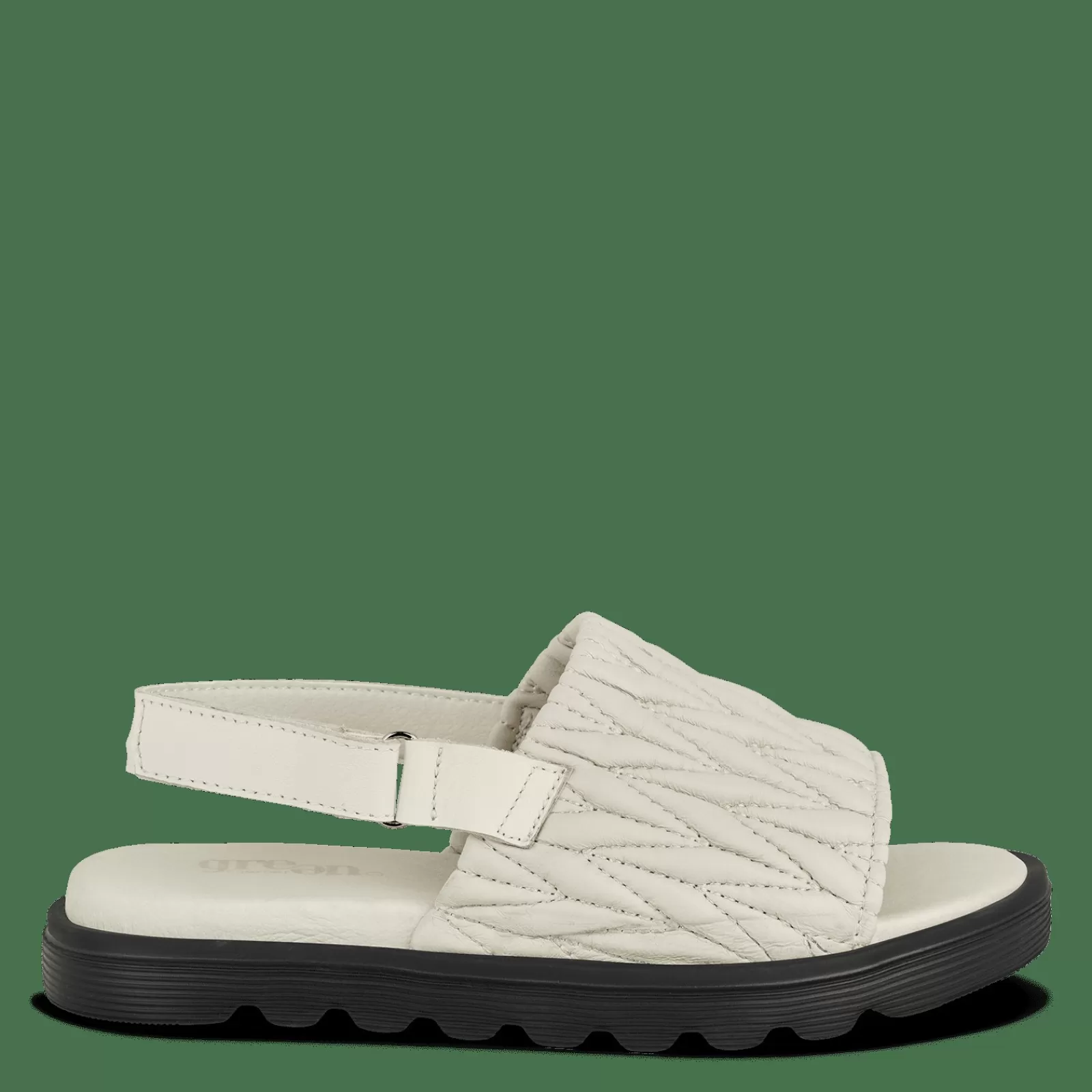 Sandaler Med Flad Sål>Green Comfort Allow Amari - Cream White