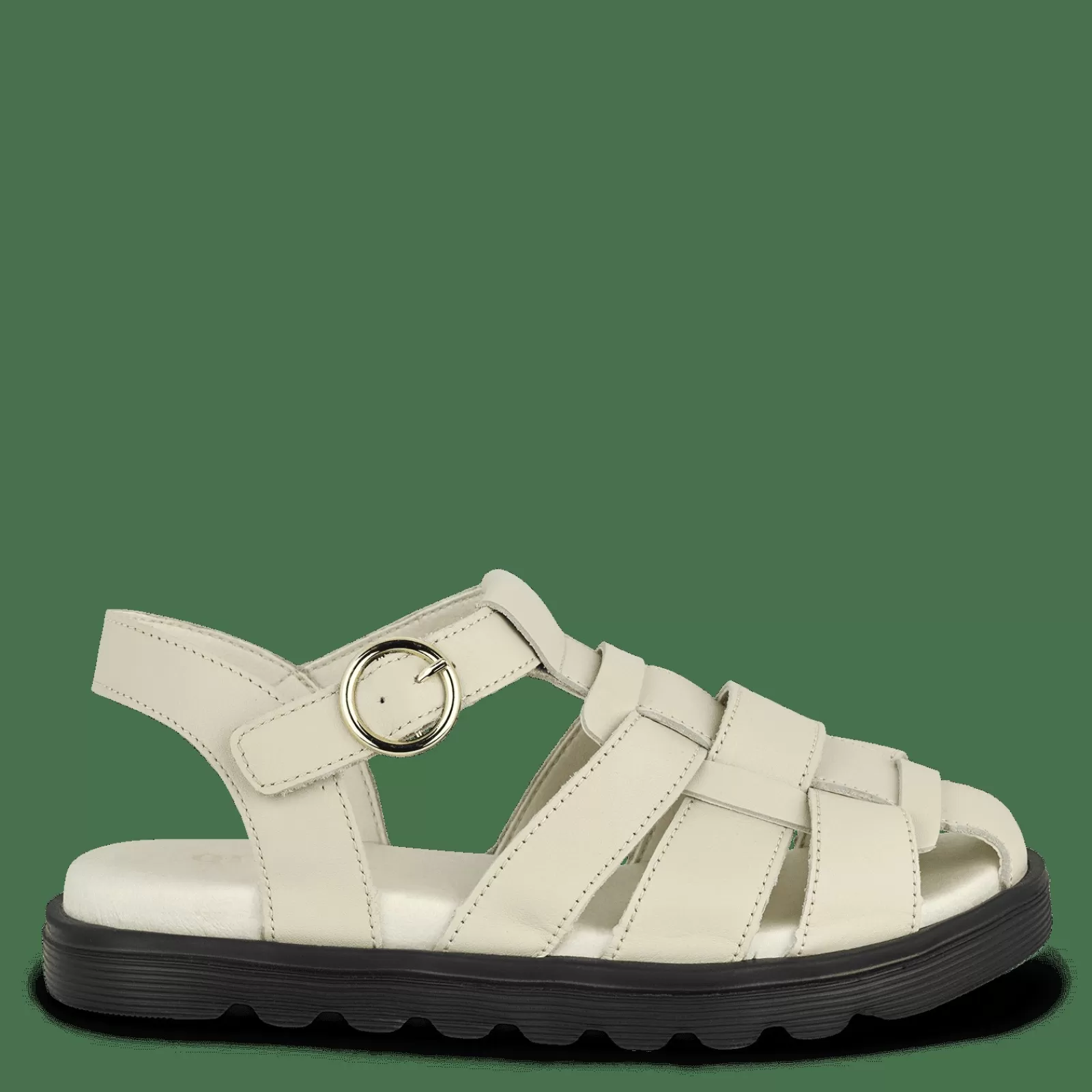 Sandaler Med Flad Sål>Green Comfort Allow Asta - Cream White