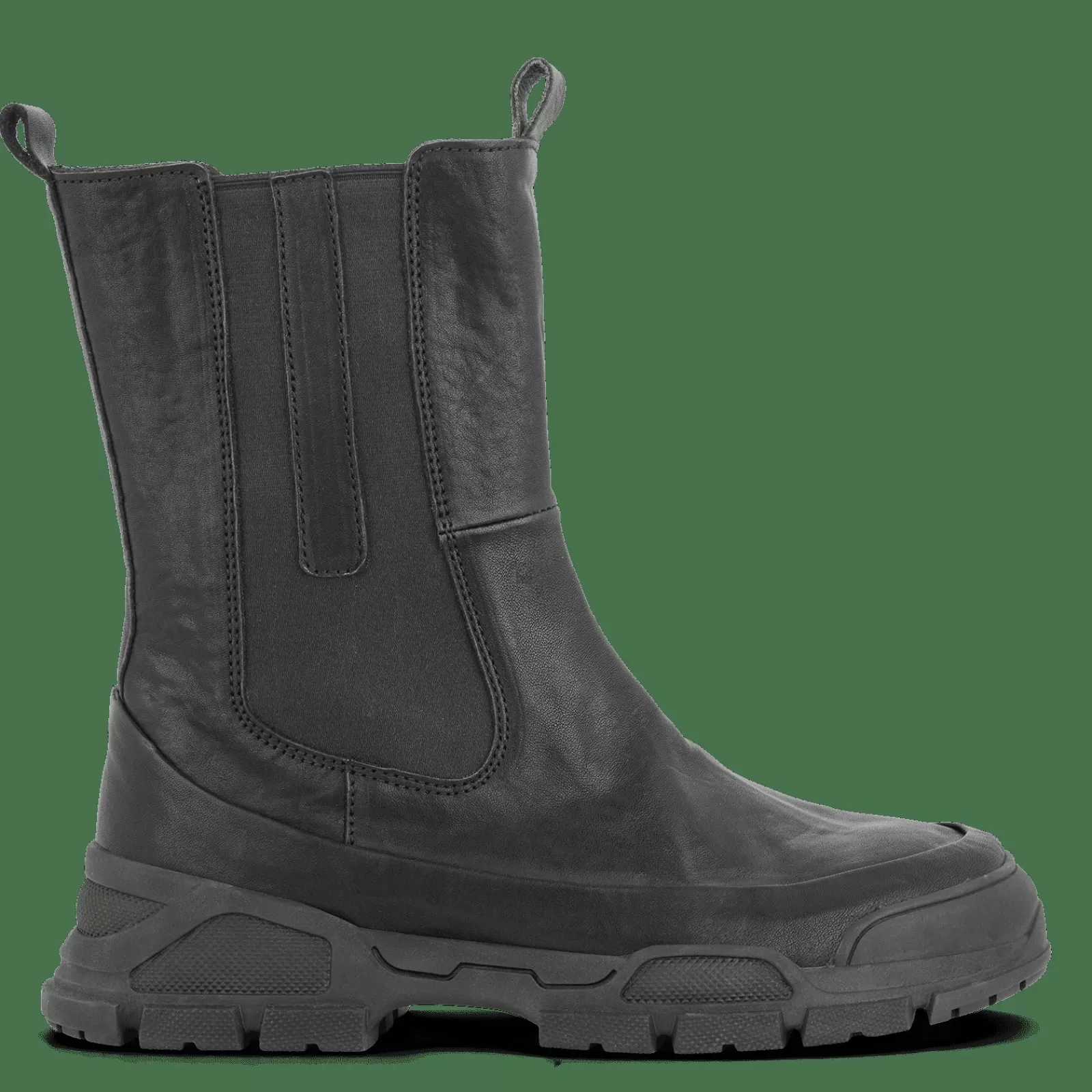 Chelsea Boots>Green Comfort Asp Abby - Sort