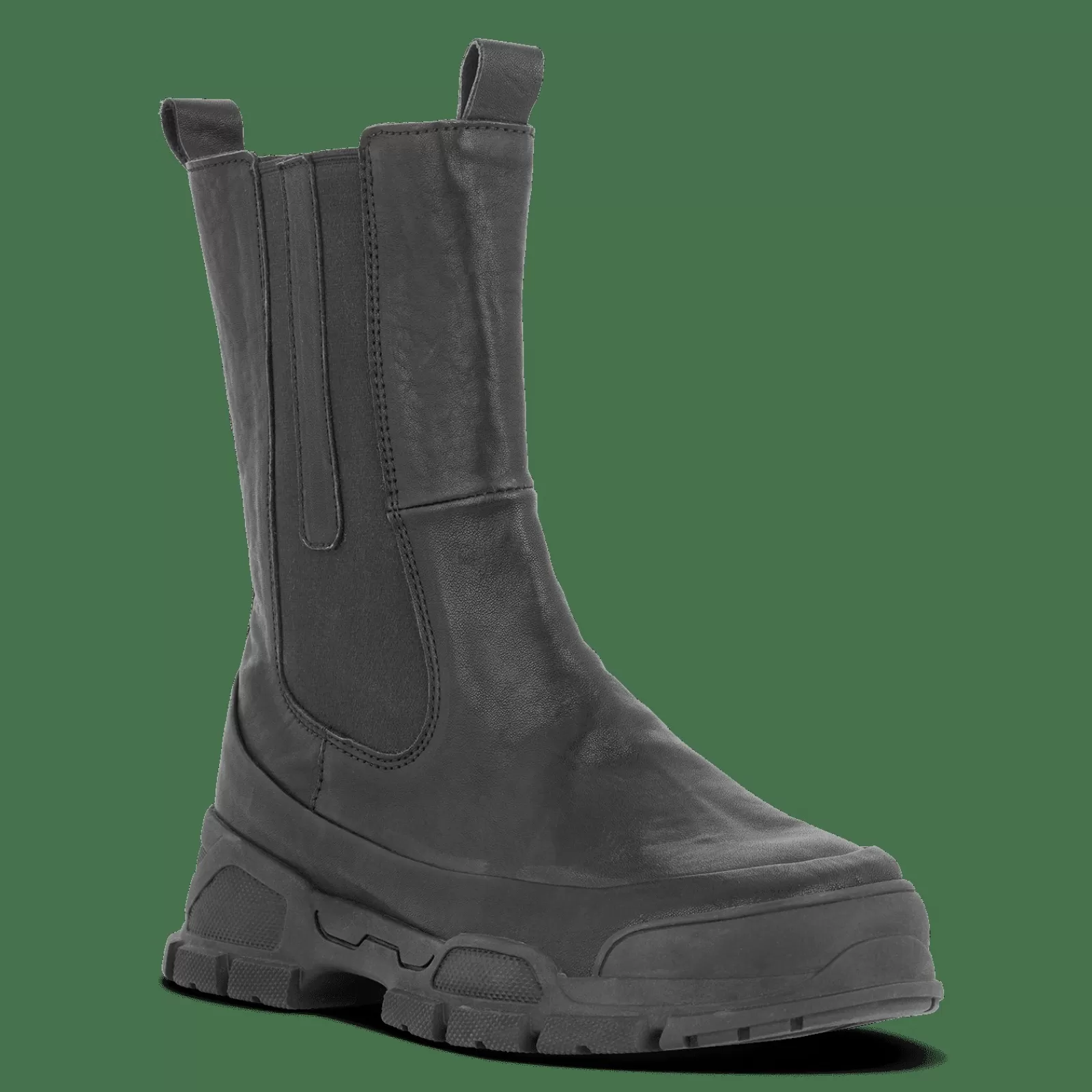 Chelsea Boots>Green Comfort Asp Abby - Sort