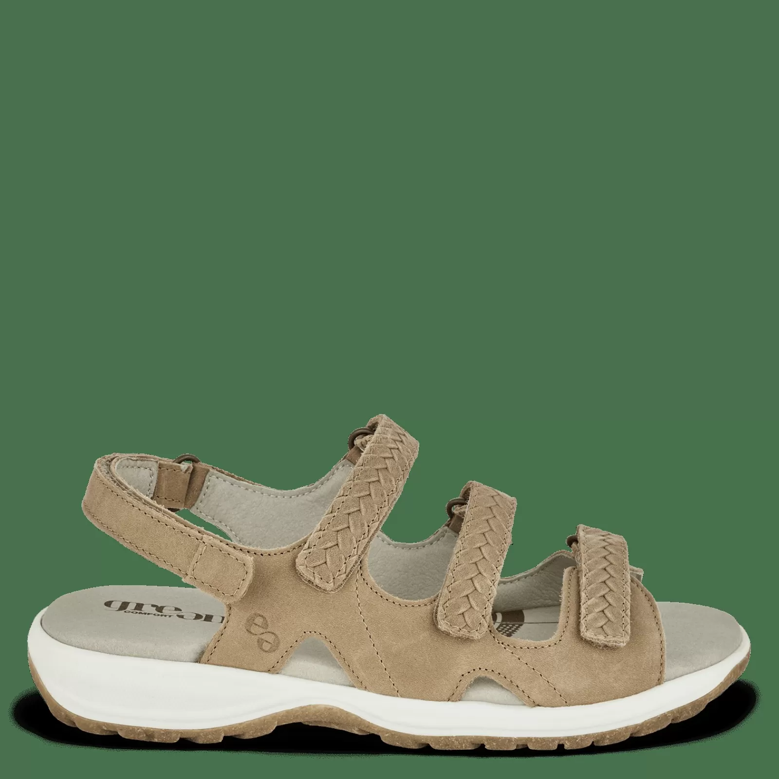 Vandresandaler>Green Comfort Camino Cassy - Taupe