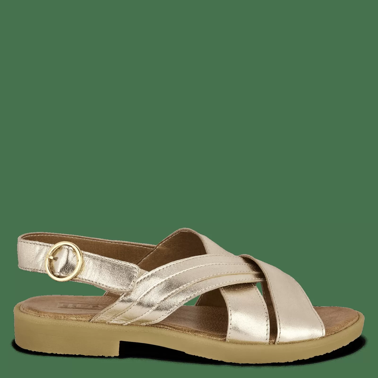 Sandaler Med Flad Sål>Green Comfort Caroline Cece - Gold