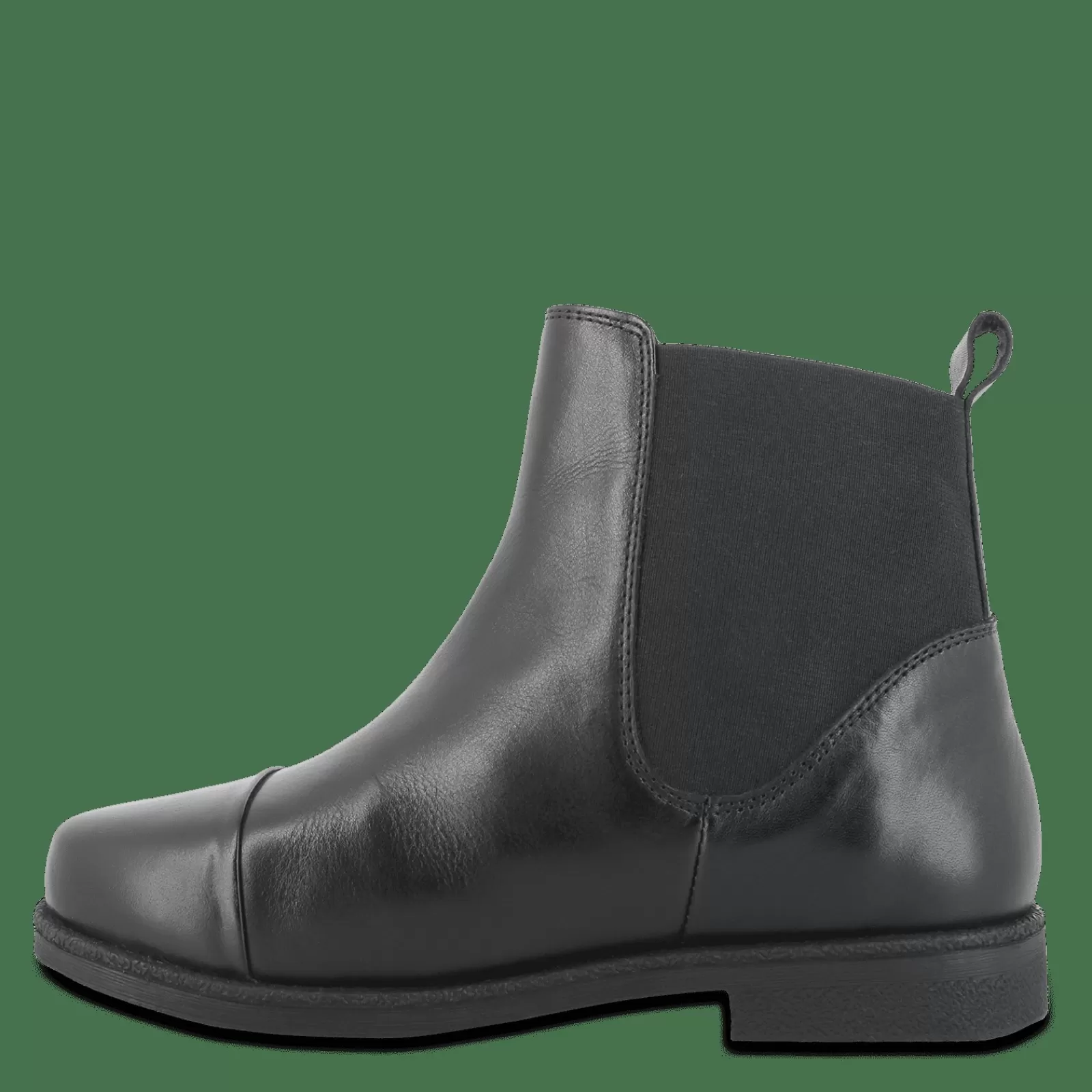 Chelsea Boots>Green Comfort Caroline Chelsea - Sort