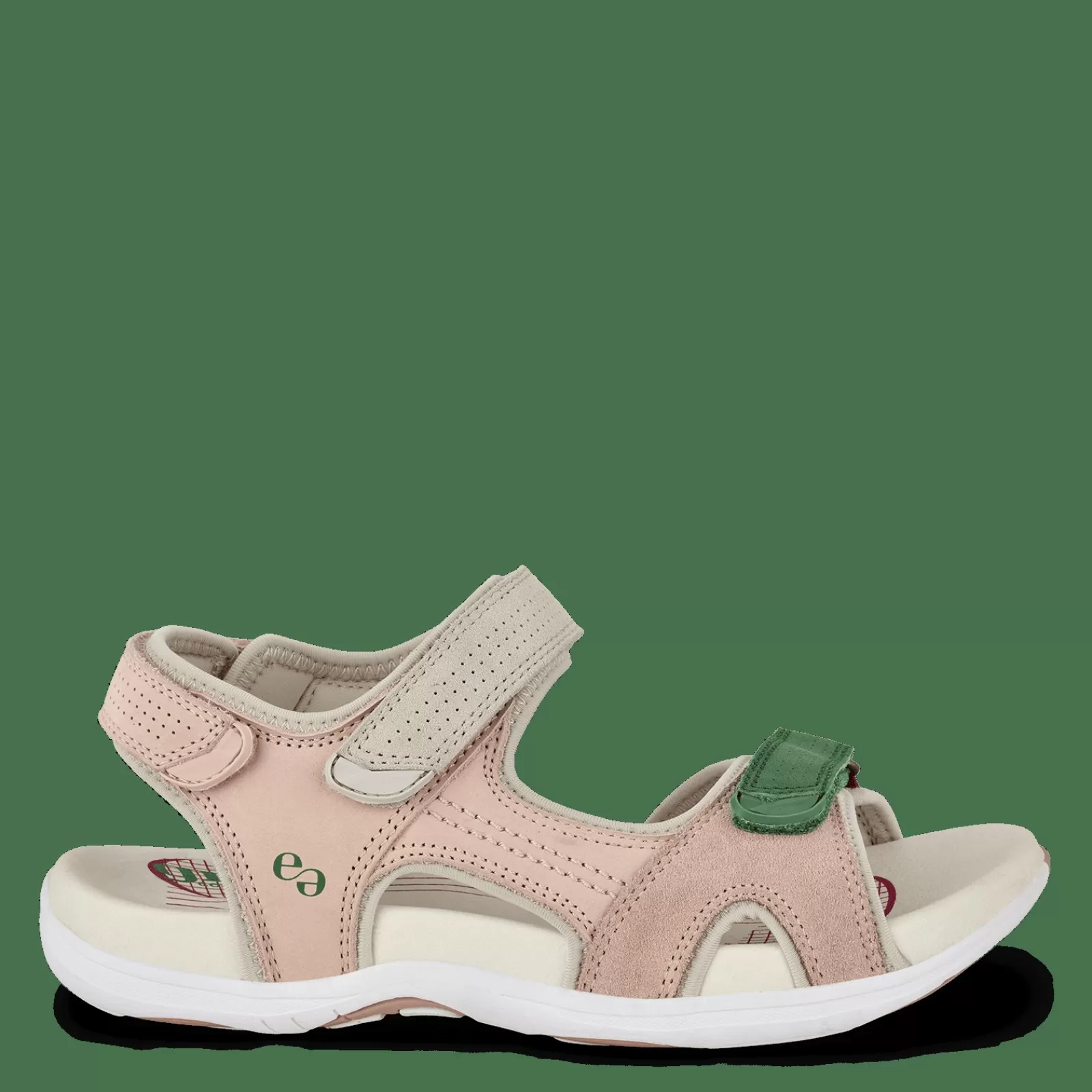 Sandaler Med Flad Sål>Green Comfort Corsica Cila - Pink