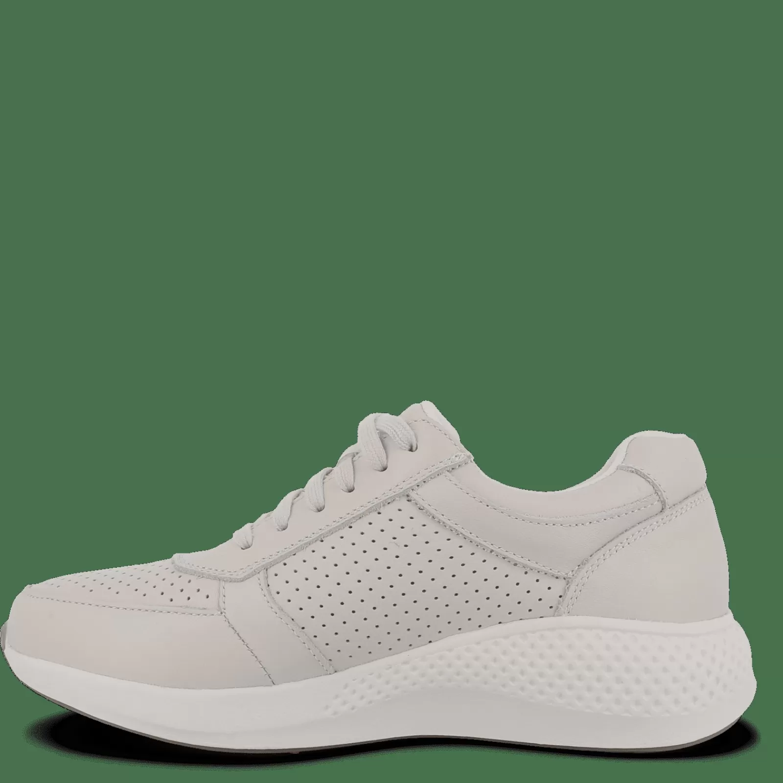 Snøresko>Green Comfort Dolphin Daisy - Cream White