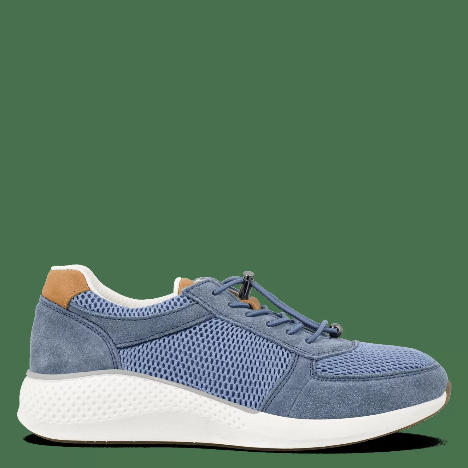 Snøresko>Green Comfort Dolphin Desh - Denim Blue