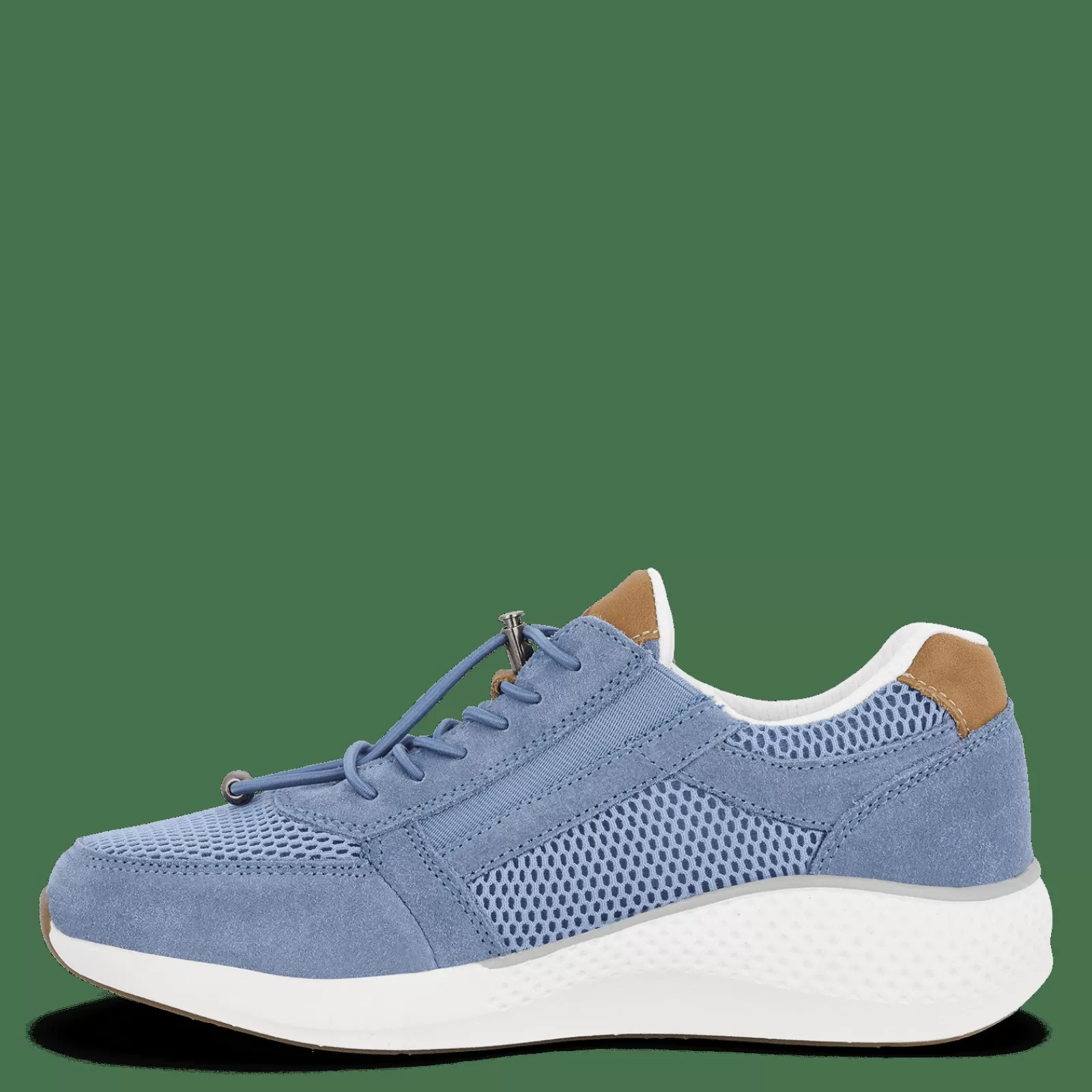 Snøresko>Green Comfort Dolphin Desh - Denim Blue