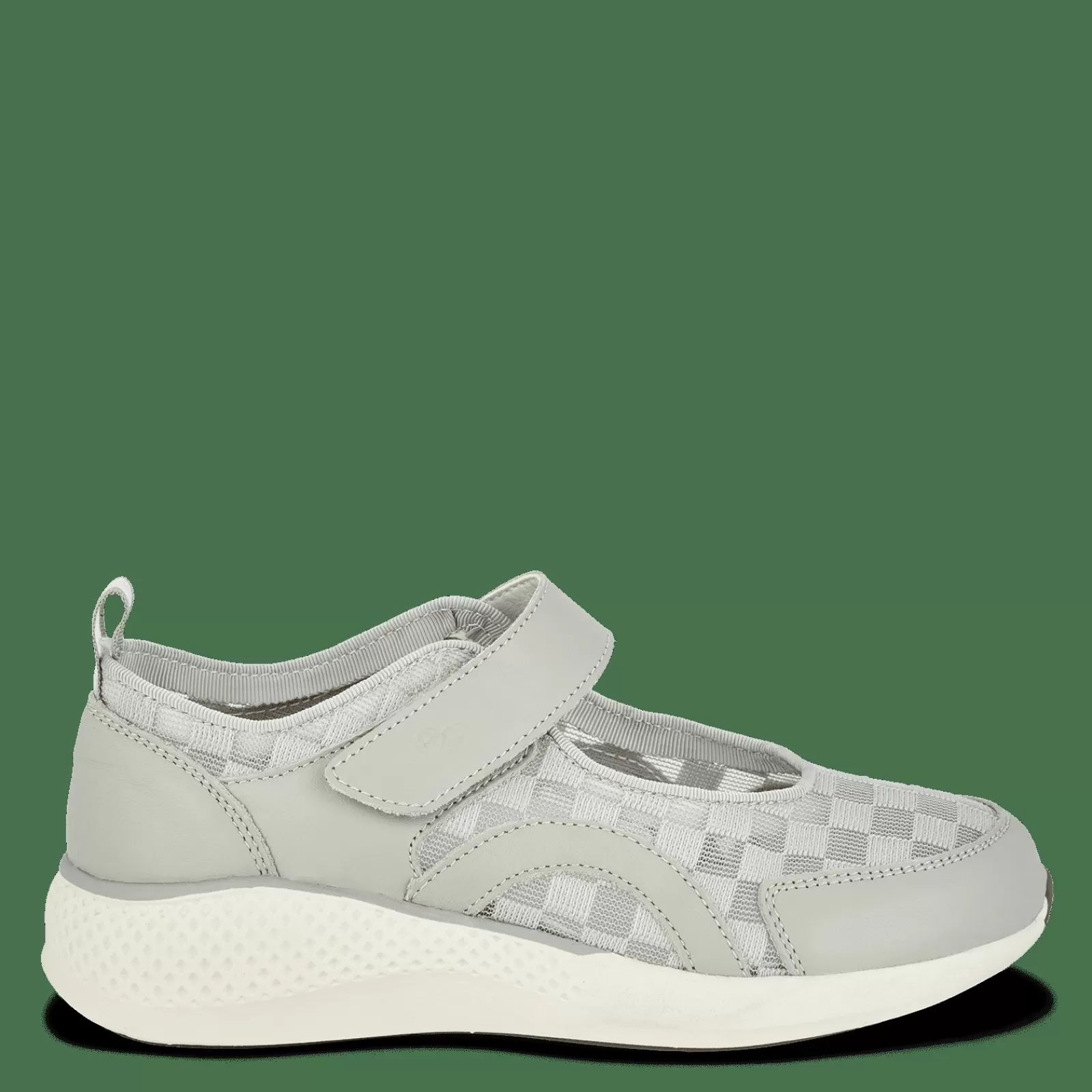 Sko Med Velcro>Green Comfort Dolphin Diwa - Light Grey