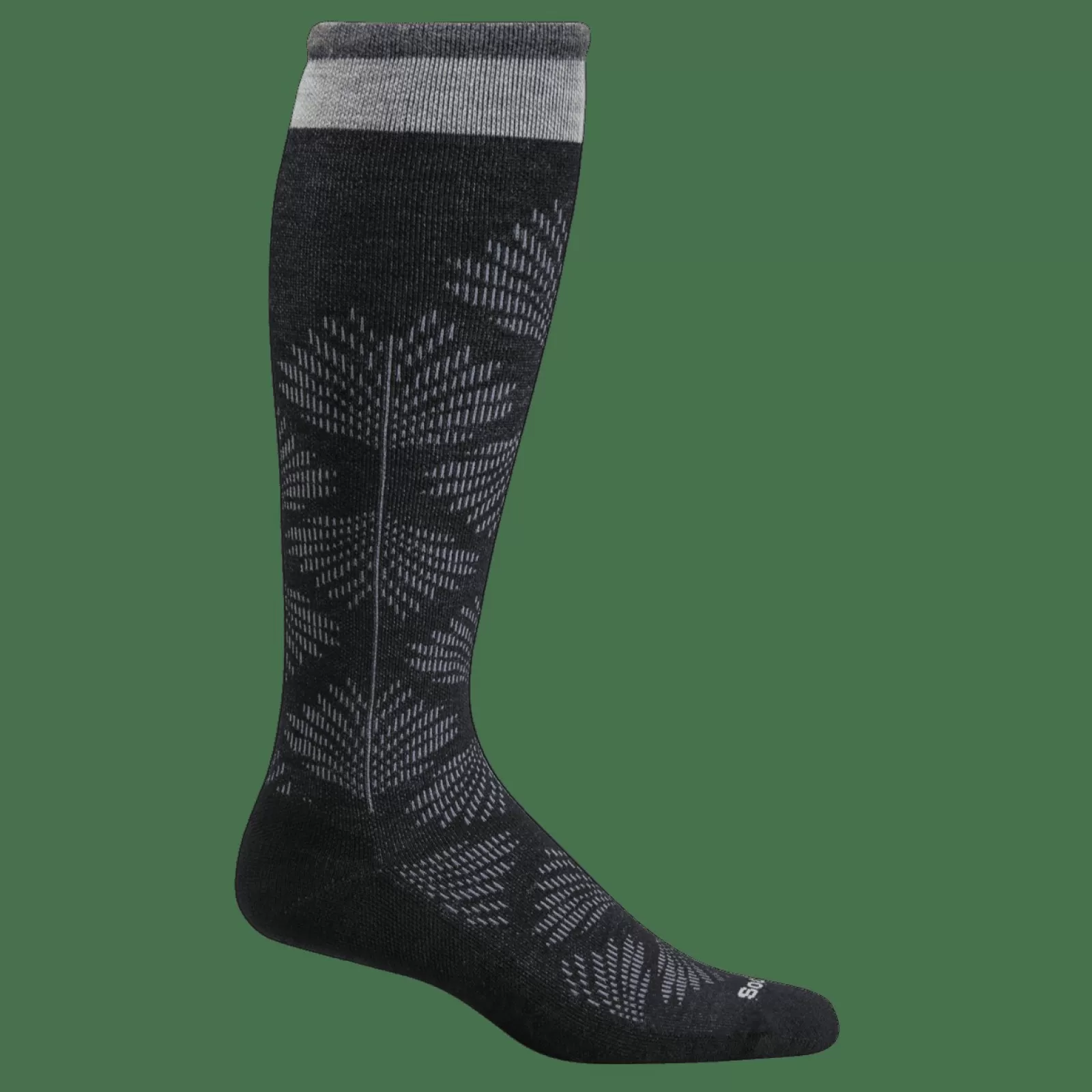 Strømper>Green Comfort Full Floral (Dame) - Sw Black