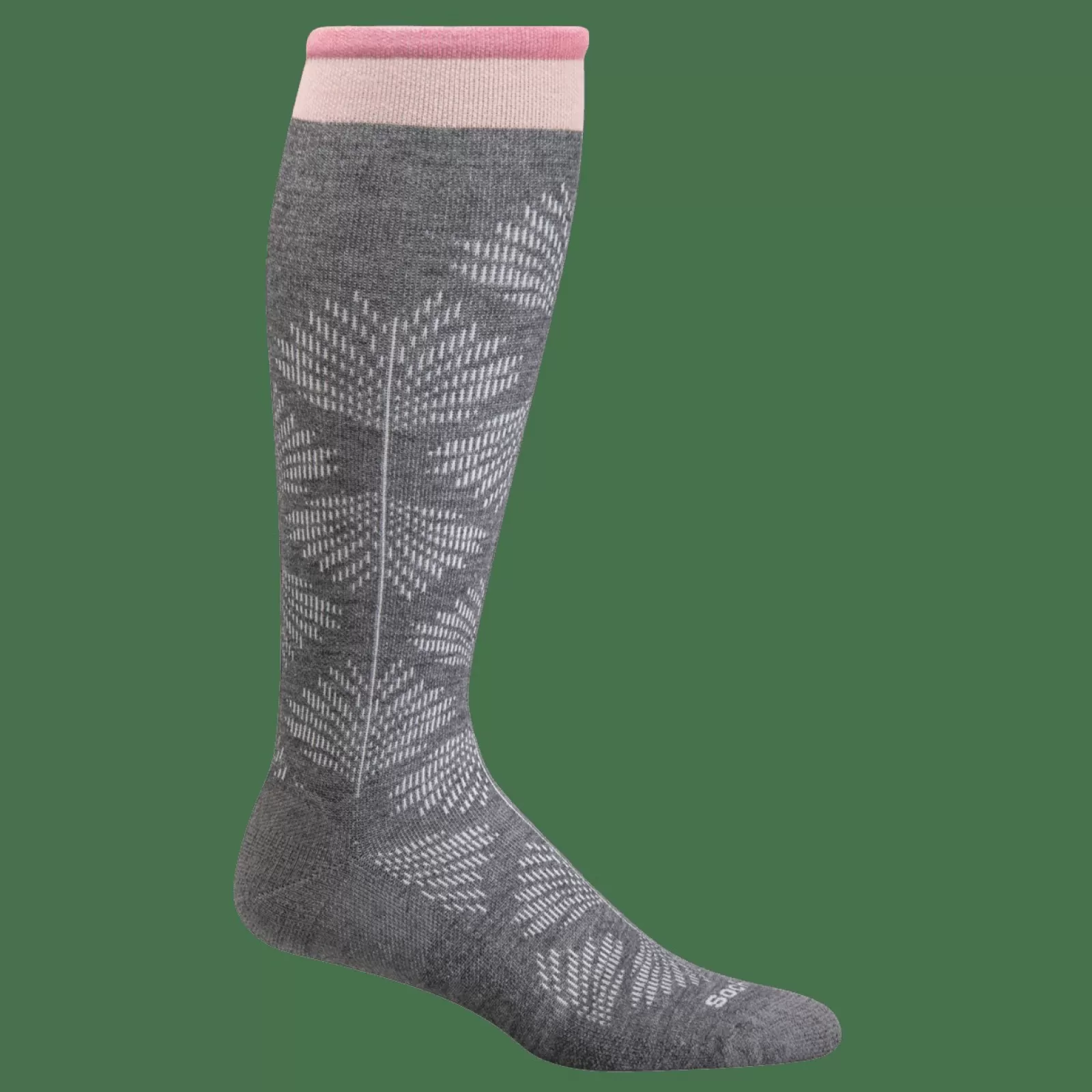 Strømper>Green Comfort Full Floral (Dame) - Sw Charcoal