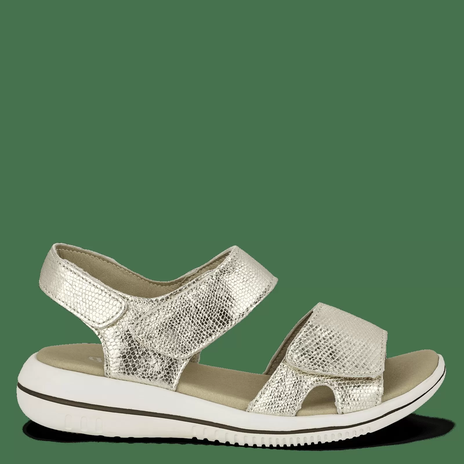 Sandaler Med Flad Sål>Green Comfort Leaf Lia - Gold