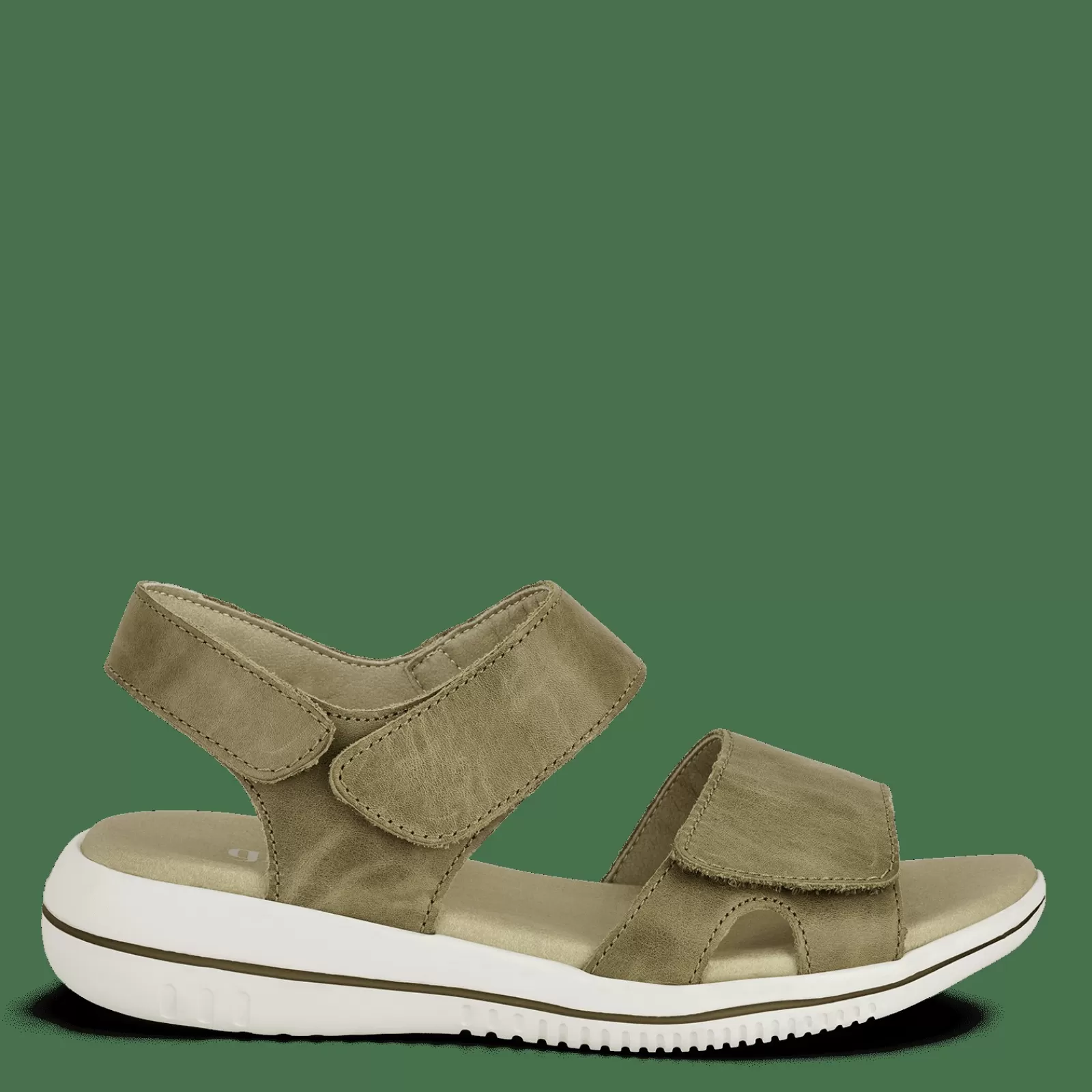 Sandaler Med Flad Sål>Green Comfort Leaf Lucy - Olive