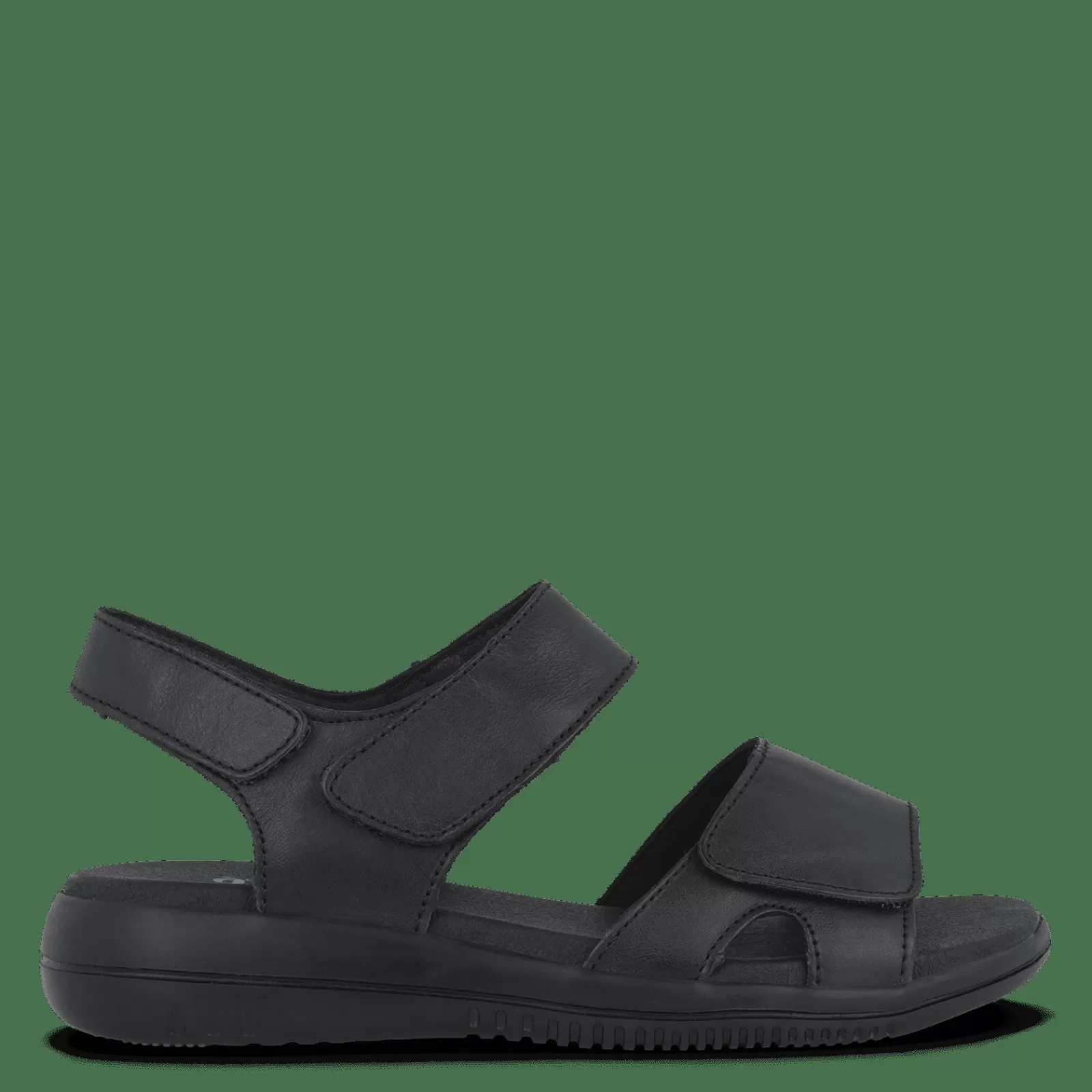 Sandaler Med Flad Sål>Green Comfort Leaf Lucy - Sort