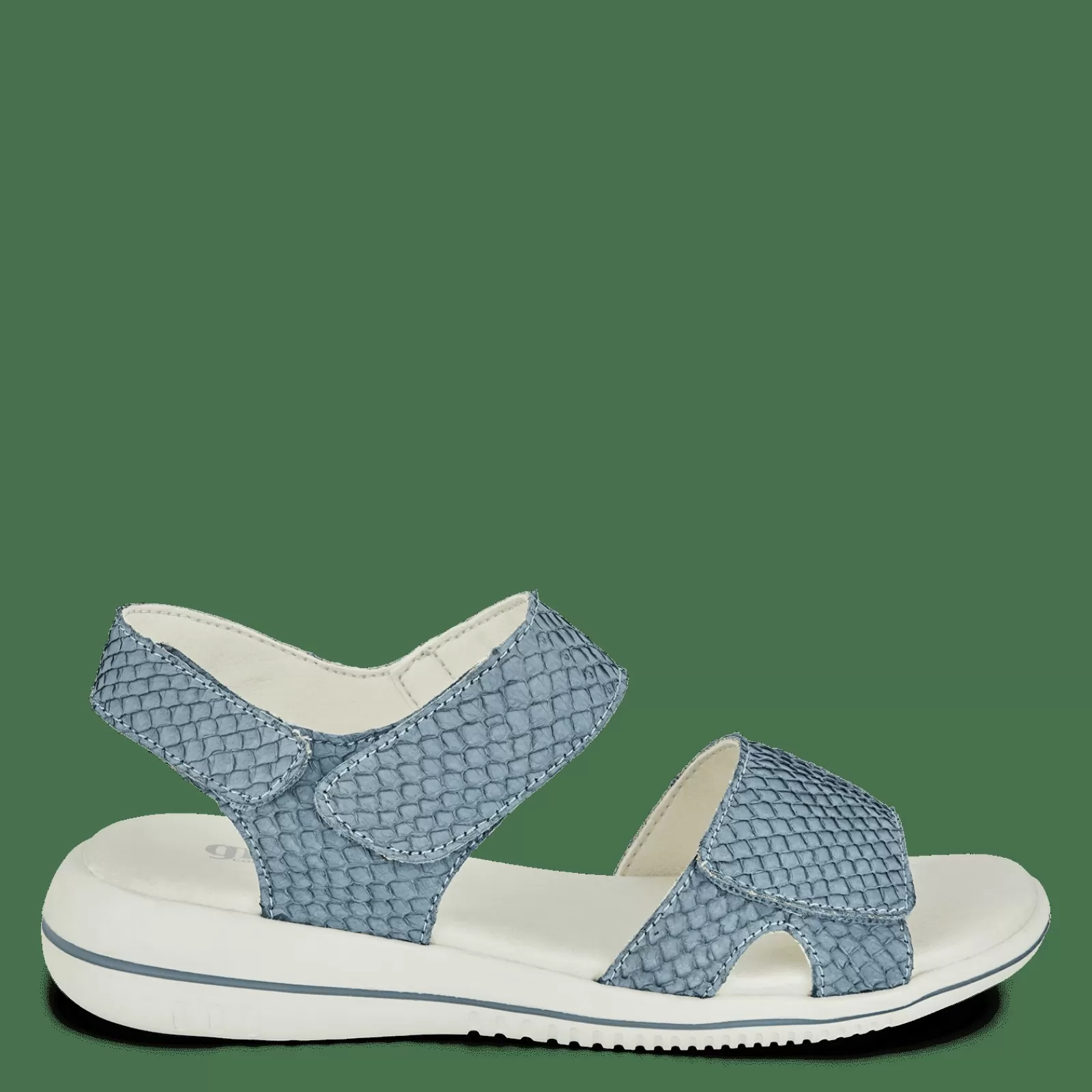 Sandaler Med Flad Sål>Green Comfort Leaf Lulu - Denim Blue