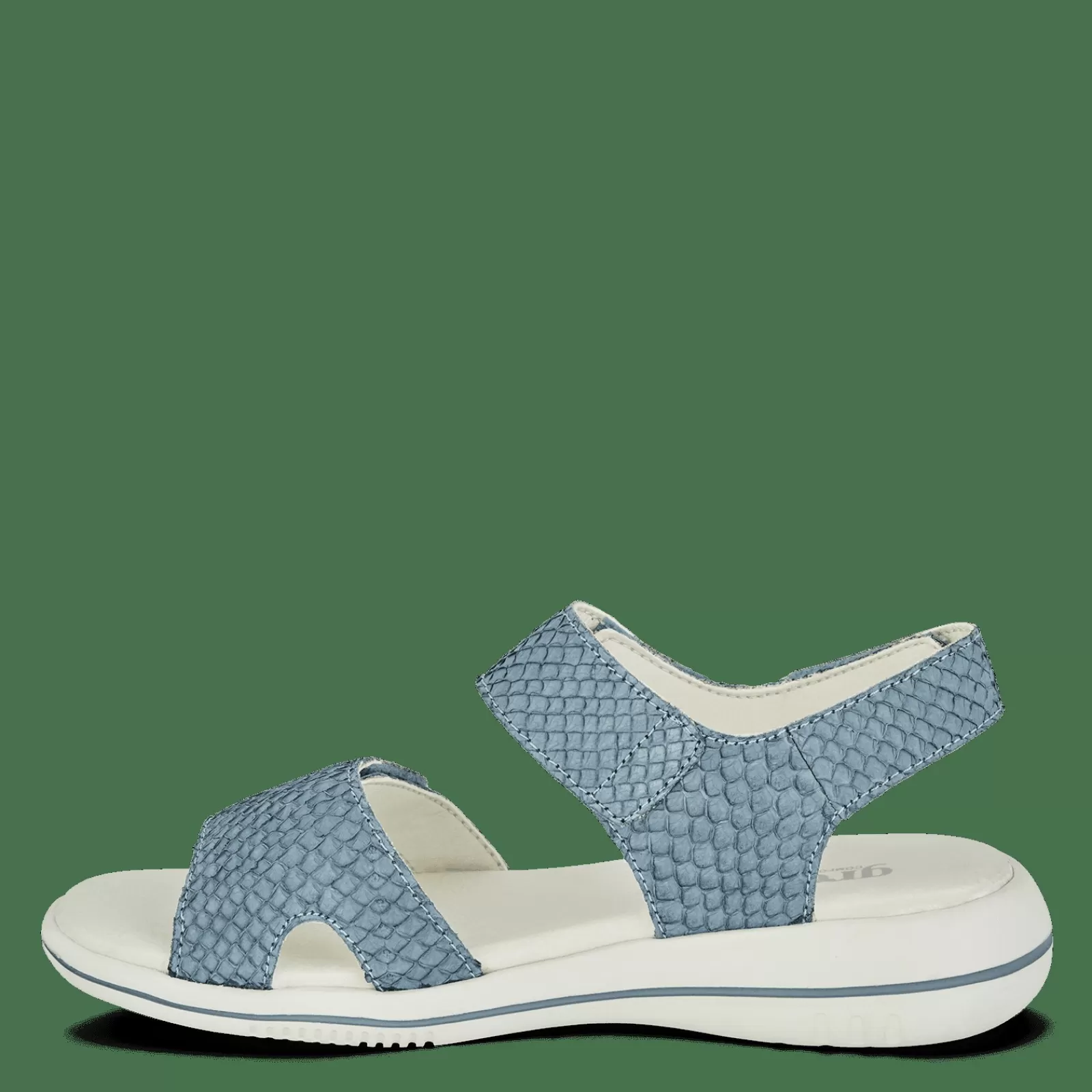 Sandaler Med Flad Sål>Green Comfort Leaf Lulu - Denim Blue