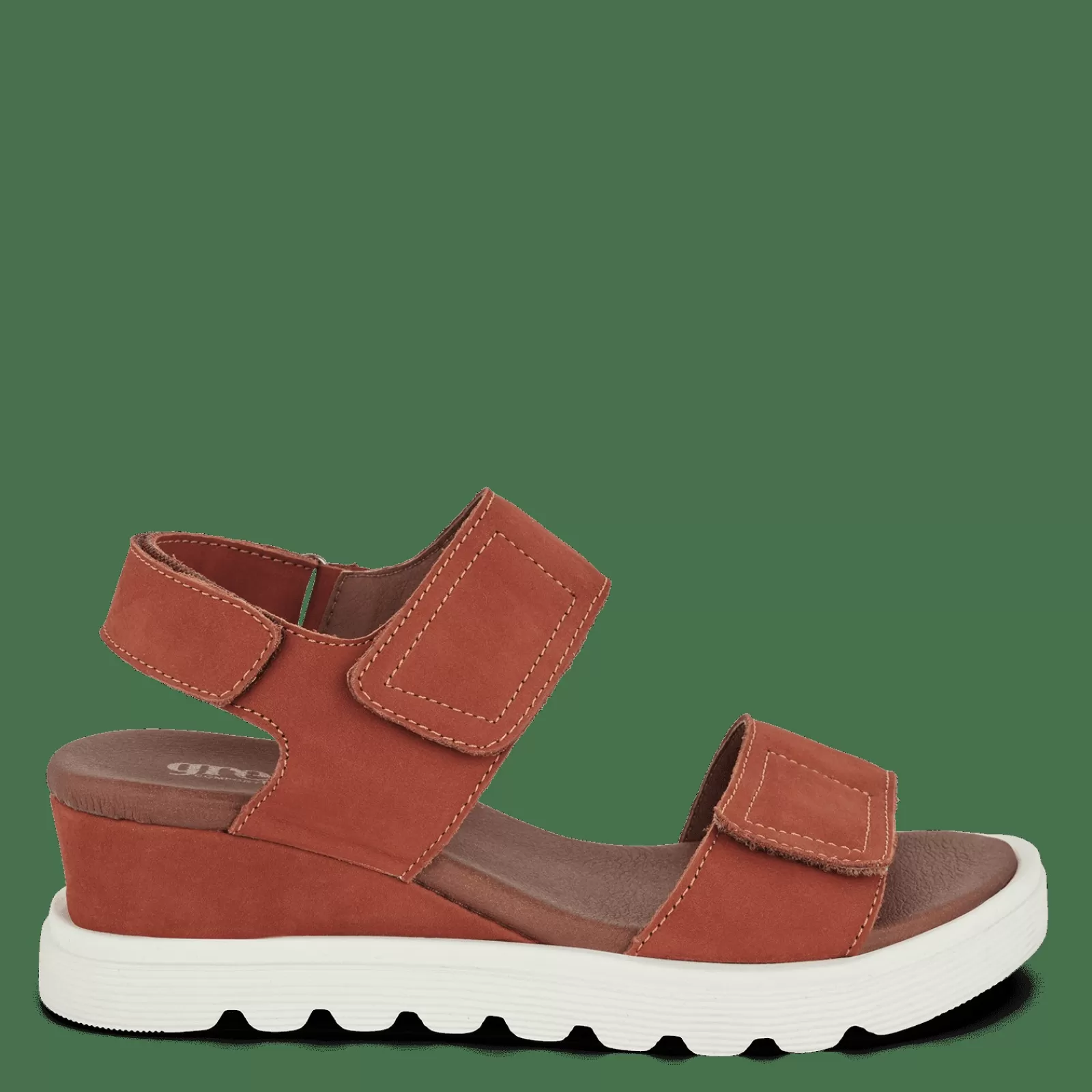 Sandaler Med Hæl>Green Comfort Mellow Miu - Orange