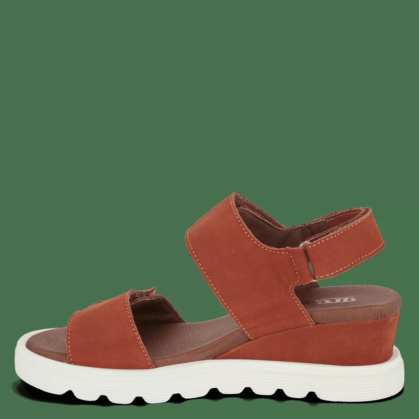 Sandaler Med Hæl>Green Comfort Mellow Miu - Orange