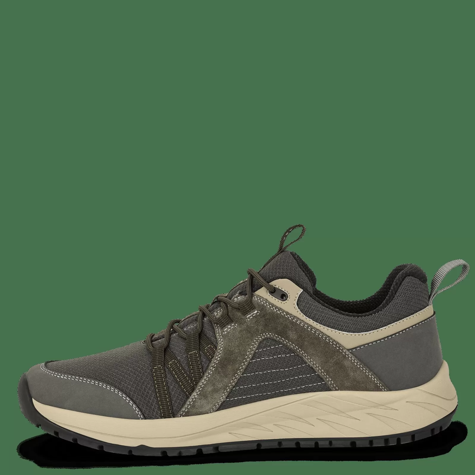 Snøresko>Green Comfort Path Peter - Warm Grey