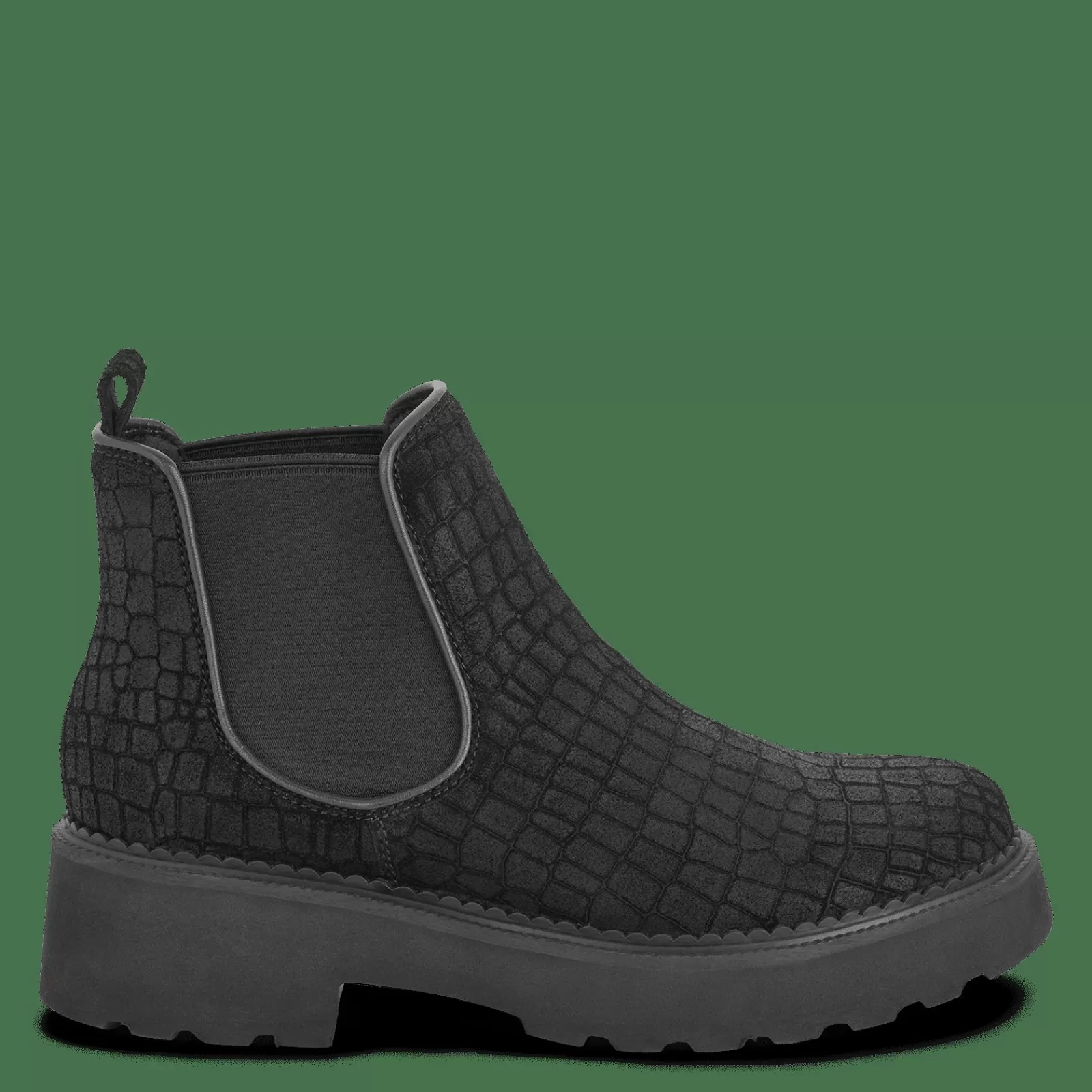 Chelsea Boots>Green Comfort Pitch Py - Sort