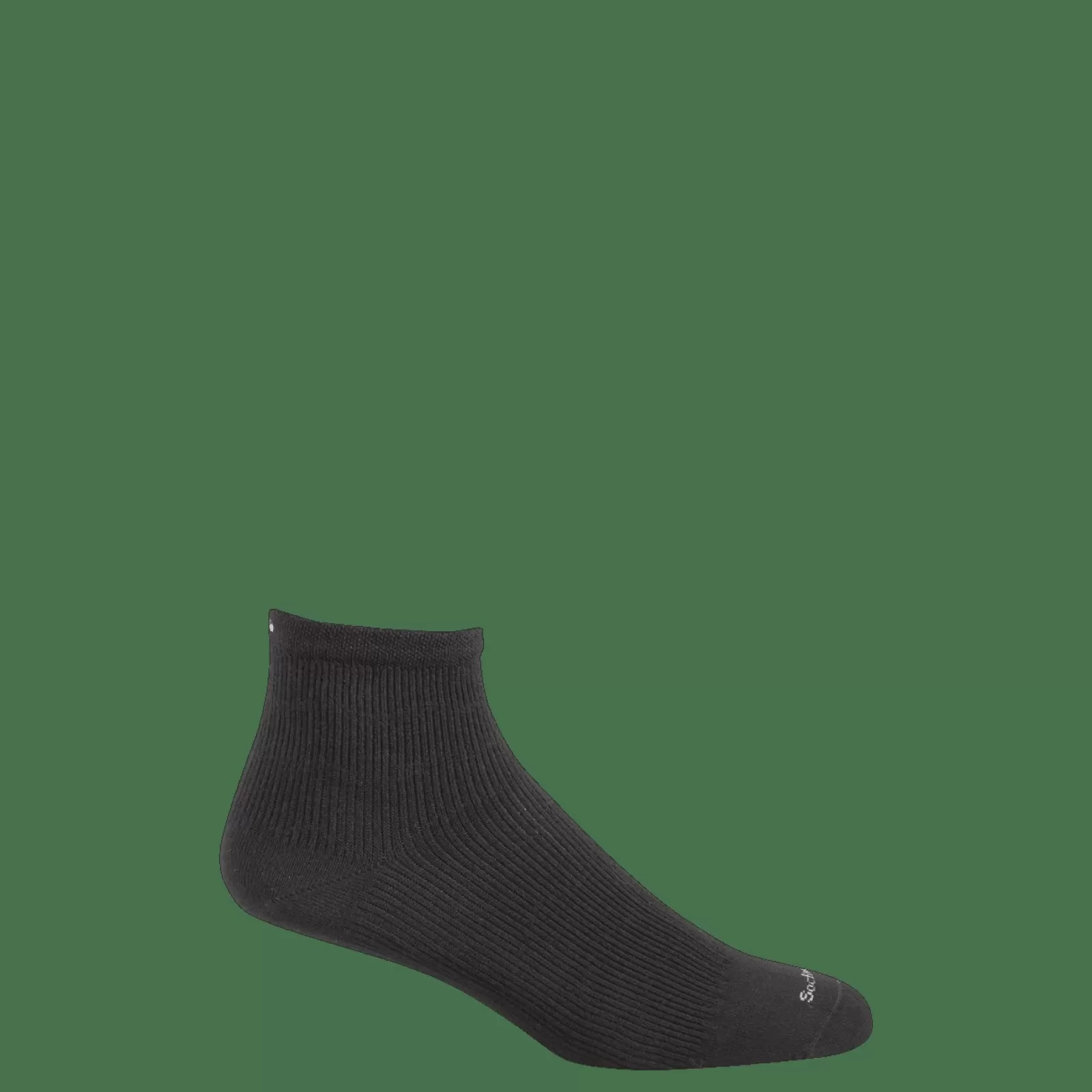 Strømper>Green Comfort Plantar Ease Quarter (Dame) - Sw Black Solid