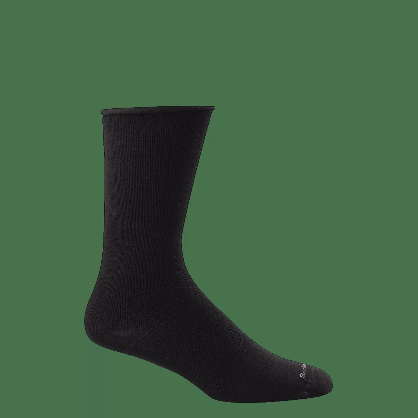 Strømper>Green Comfort Plantar Easy Crew (Dame) - Sw Black Solid