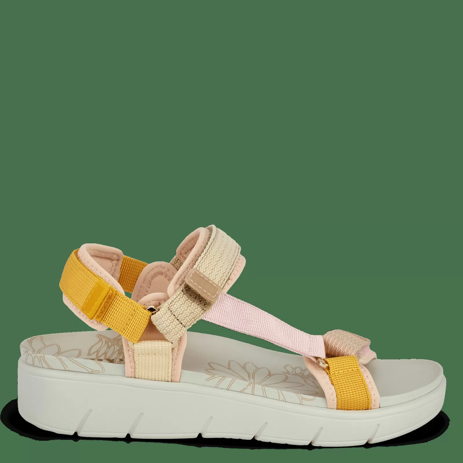 Sandaler Med Flad Sål>Green Comfort Rejoice River - Rose