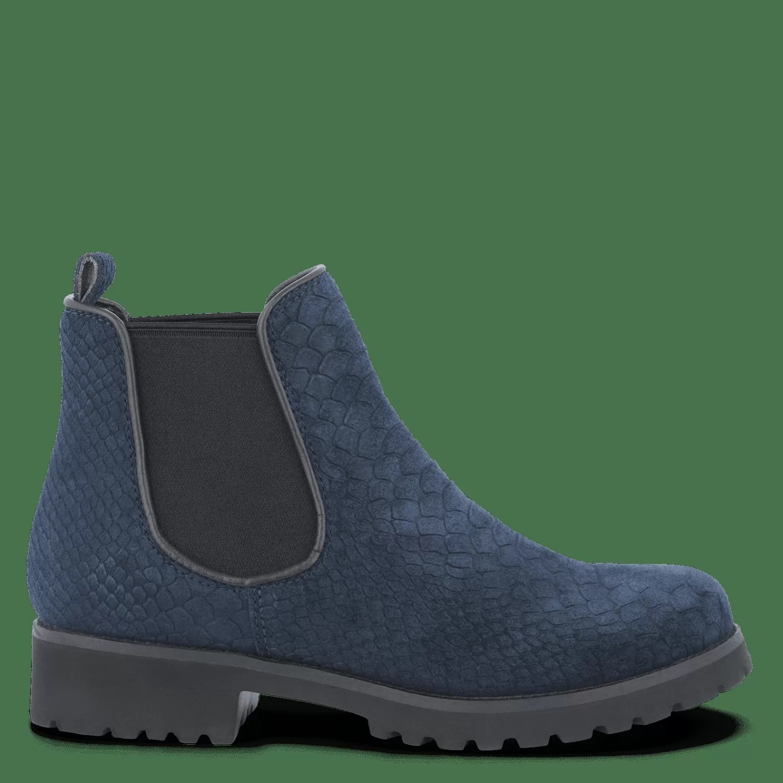 Chelsea Boots>Green Comfort Strike Stella - Marine Blue