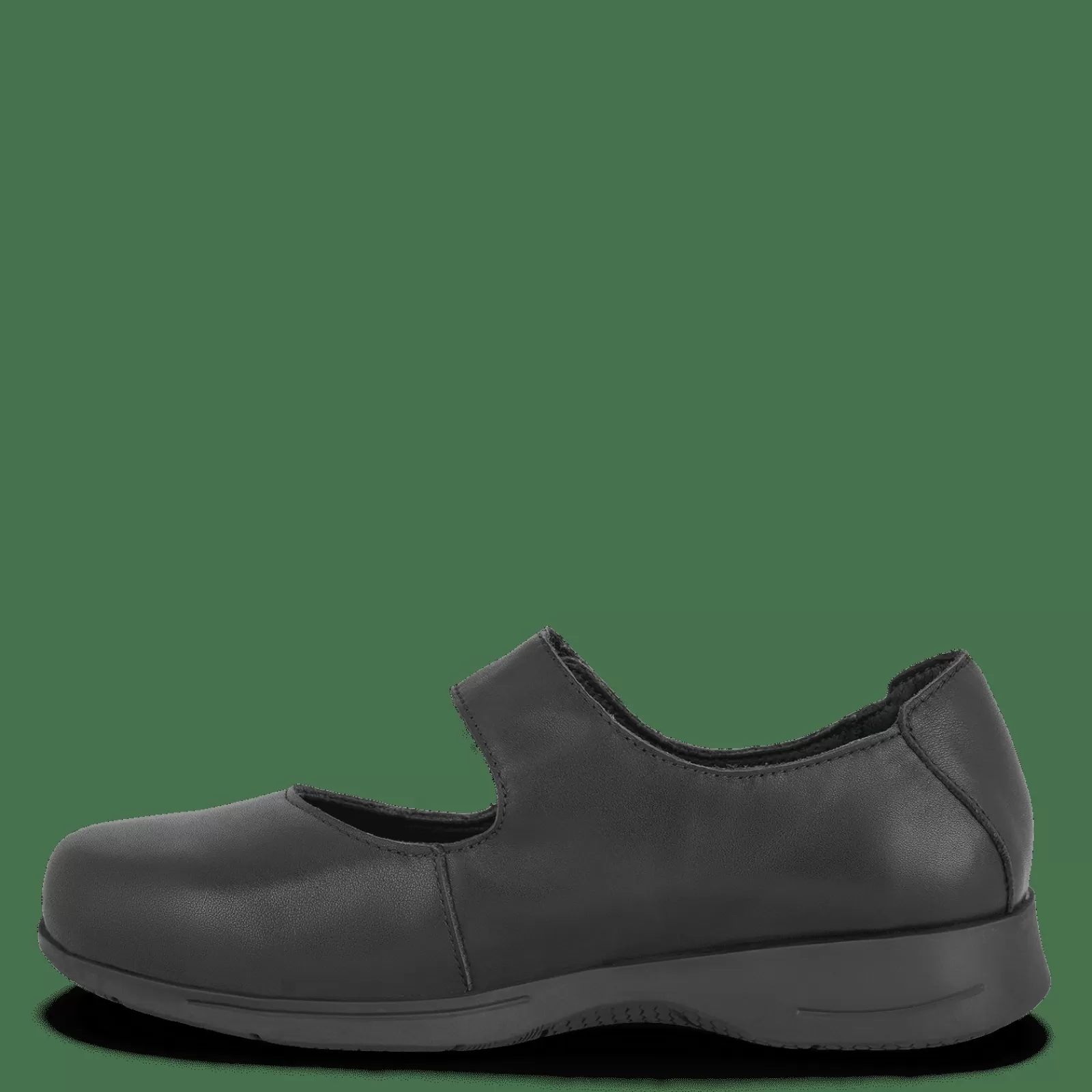 Ballerina>Green Comfort Walkie Wilda - Sort