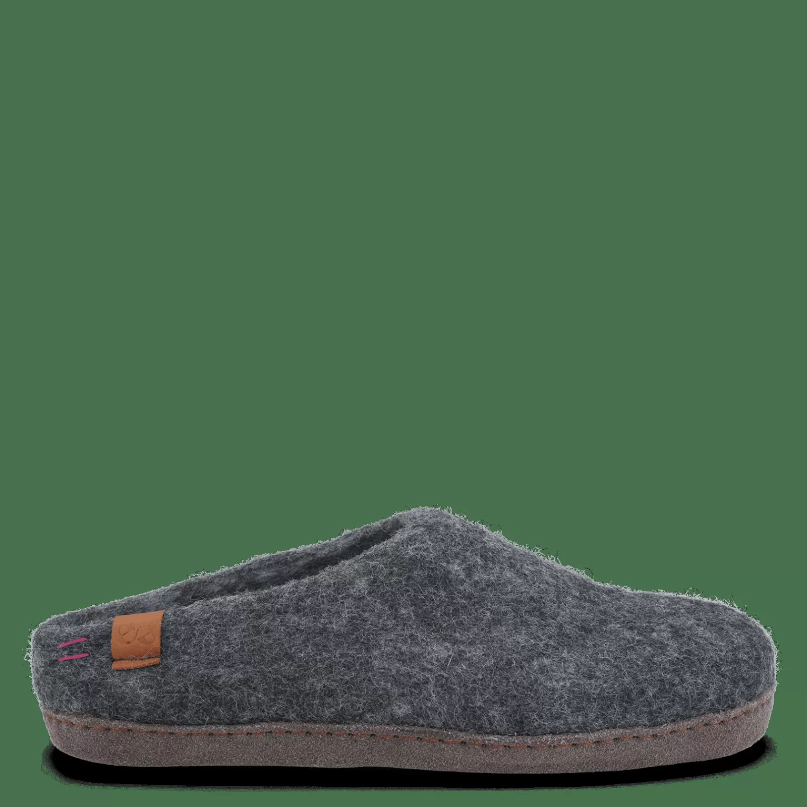 Hjemmesko Med Skindsål>Green Comfort Wool Makalu - Antracit Grey