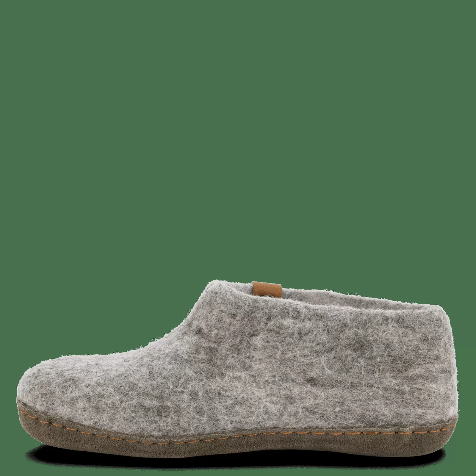 Hjemmesko Med Skindsål>Green Comfort Wool Mera - Light Grey