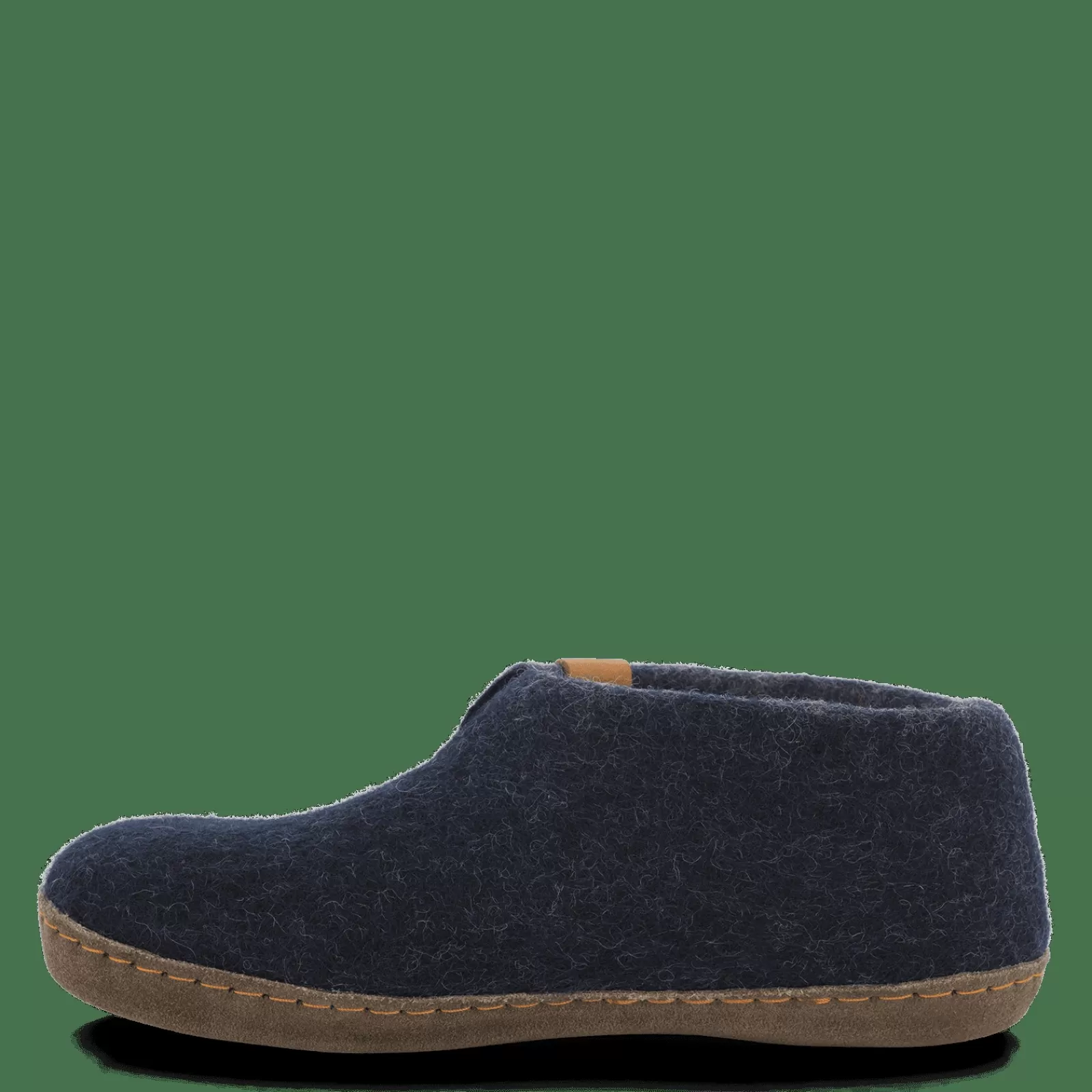 Hjemmesko Med Skindsål>Green Comfort Wool Mera - Marine Blue