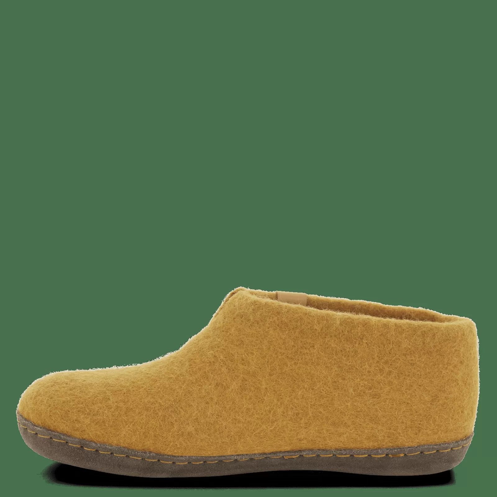 Hjemmesko Med Skindsål>Green Comfort Wool Mera - Sun Yellow