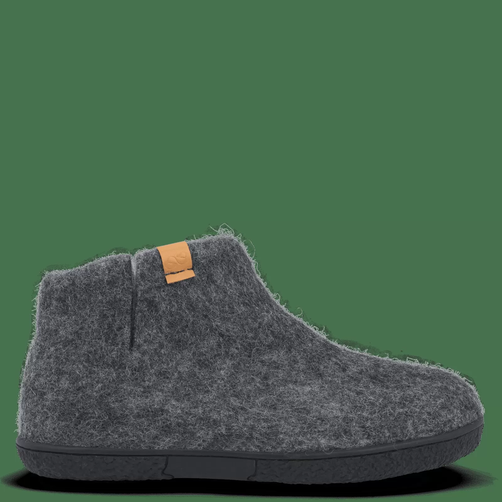 Hjemmesko Med Gummisål>Green Comfort Wool Nepal - Antracit Grey