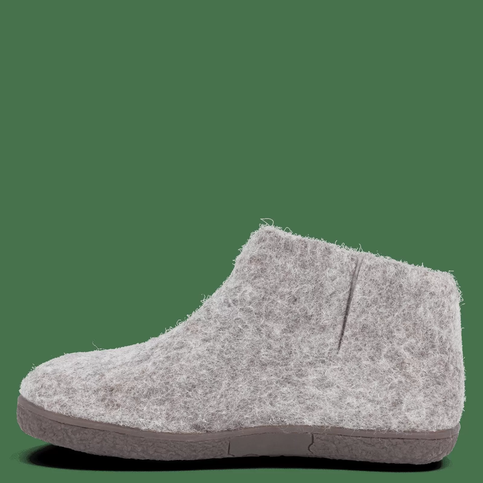 Hjemmesko Med Gummisål>Green Comfort Wool Nepal - Light Grey