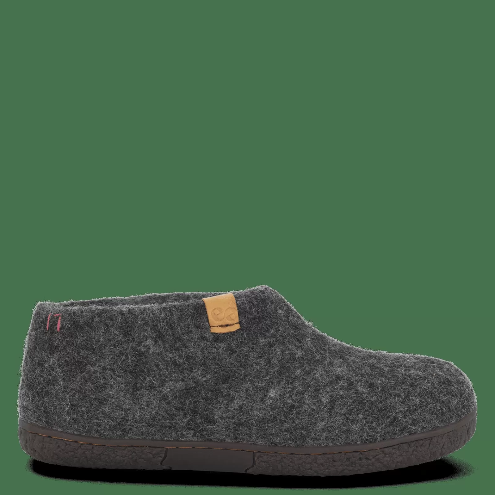 Hjemmesko Med Gummisål>Green Comfort Wool Pumori - Antracit Grey