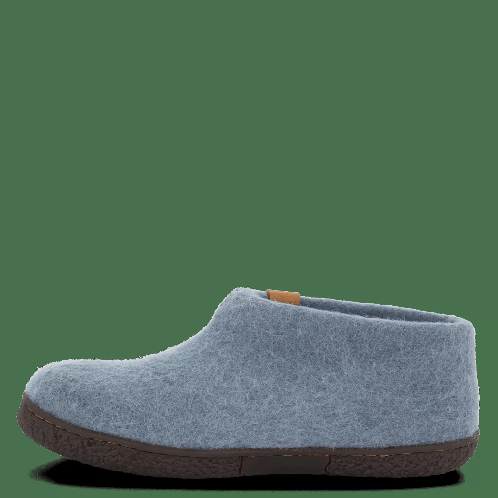 Hjemmesko Med Gummisål>Green Comfort Wool Pumori - Light Blue