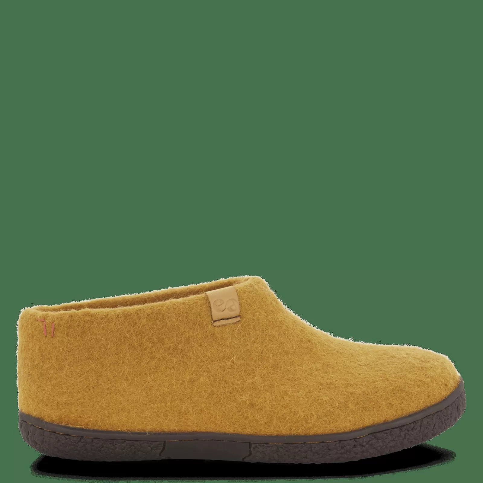 Hjemmesko Med Gummisål>Green Comfort Wool Pumori - Sun Yellow