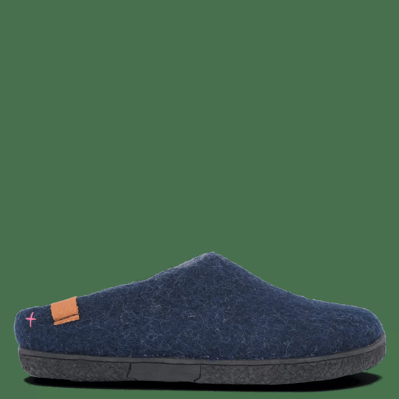 Hjemmesko Med Gummisål>Green Comfort Wool Tibet - Marine Blue