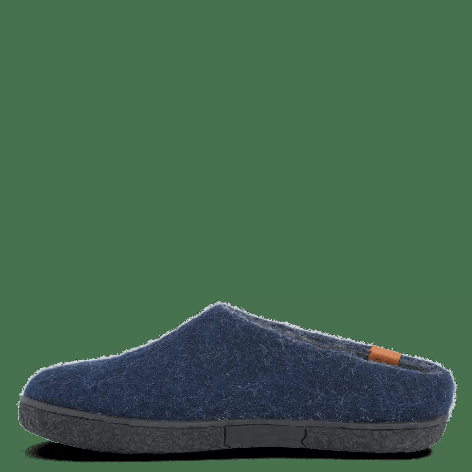 Hjemmesko Med Gummisål>Green Comfort Wool Tibet - Marine Blue