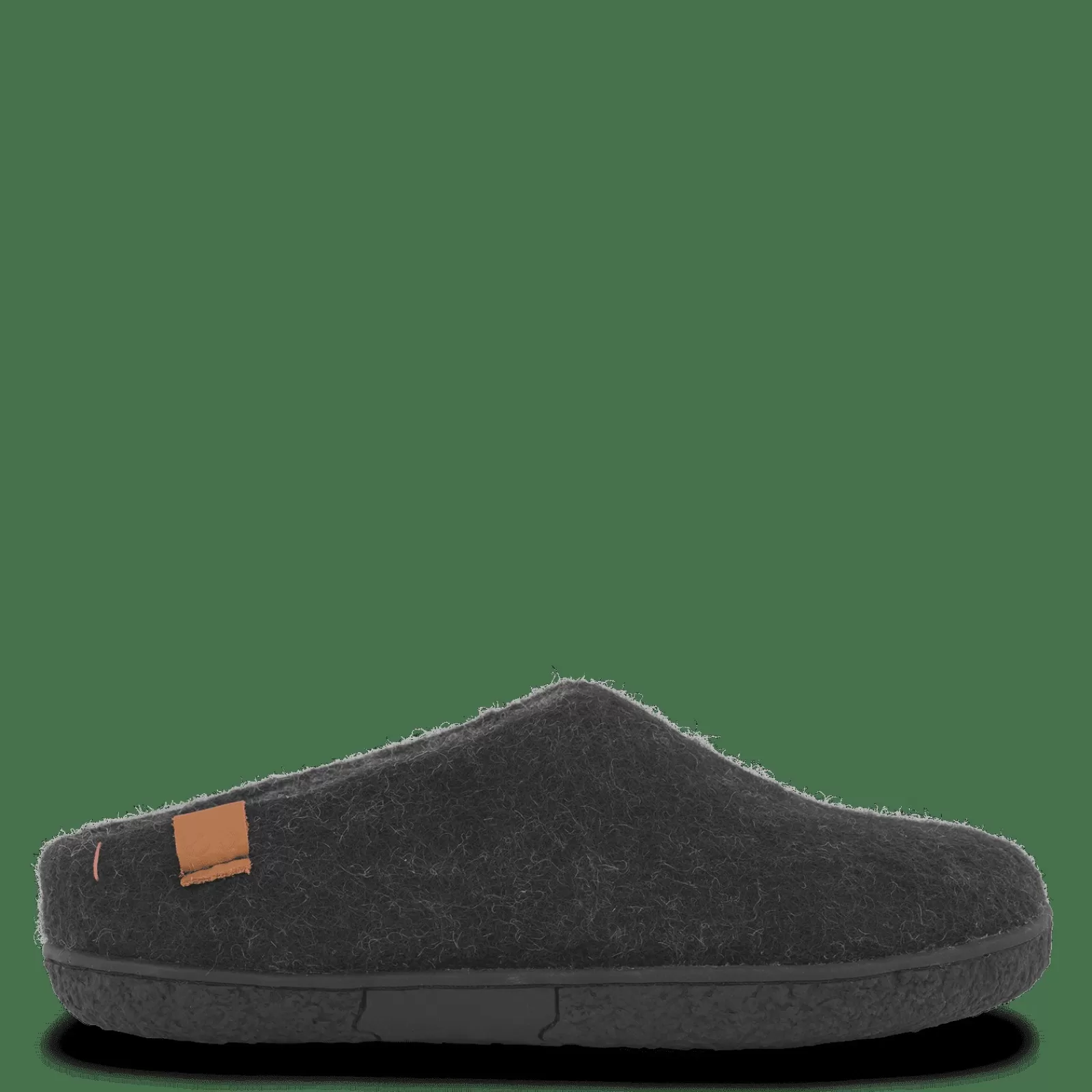 Hjemmesko Med Gummisål>Green Comfort Wool Tibet - Sort